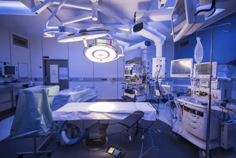 Image of empty hospital operating room